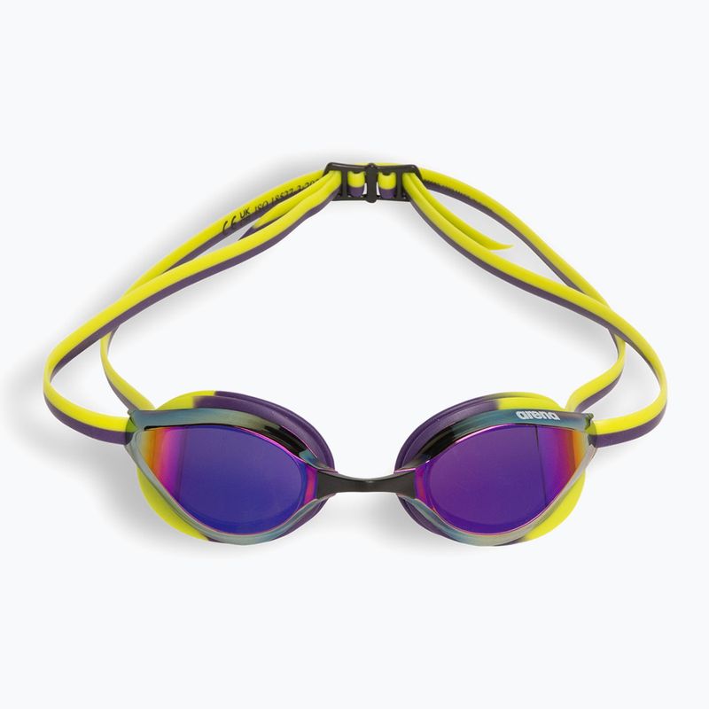 Okulary do pływania arena Python Mirror violet/plum/artic lime 2