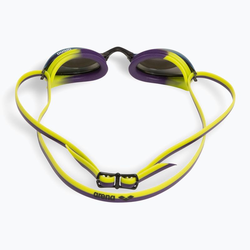 Okulary do pływania arena Python Mirror violet/plum/artic lime 3
