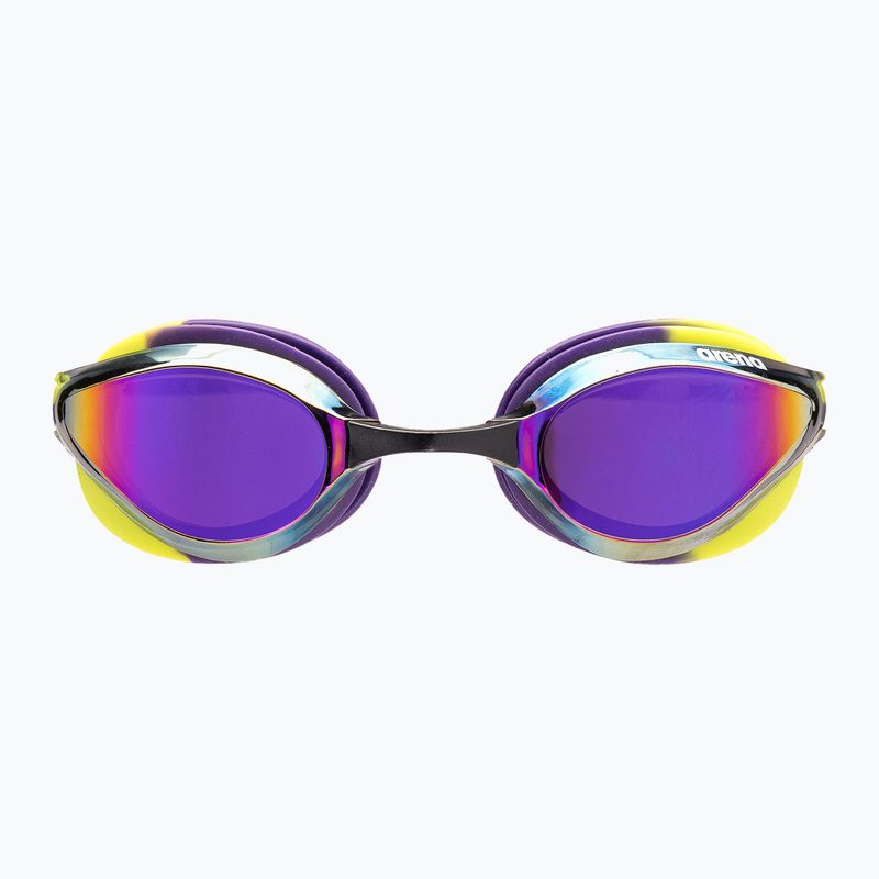 Okulary do pływania arena Python Mirror violet/plum/artic lime 4