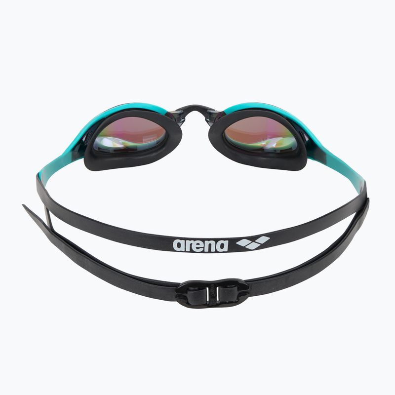 Okulary do pływania arena Cobra Edge Swipe Mirror emerald/peacock/black 4
