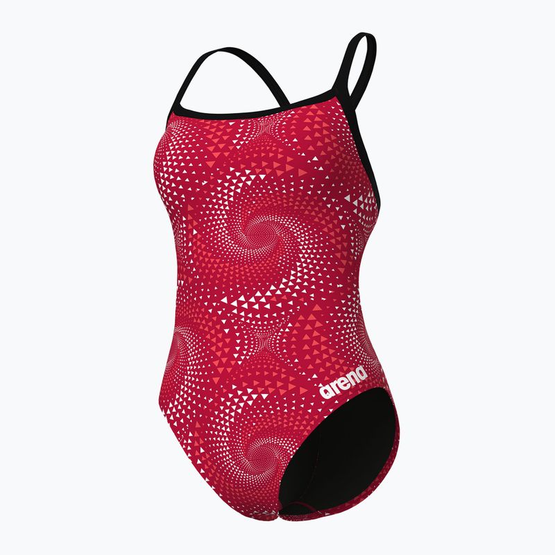 Strój pływacki jednoczęściowy damski arena Fireflow Challenge Back black/team red 4