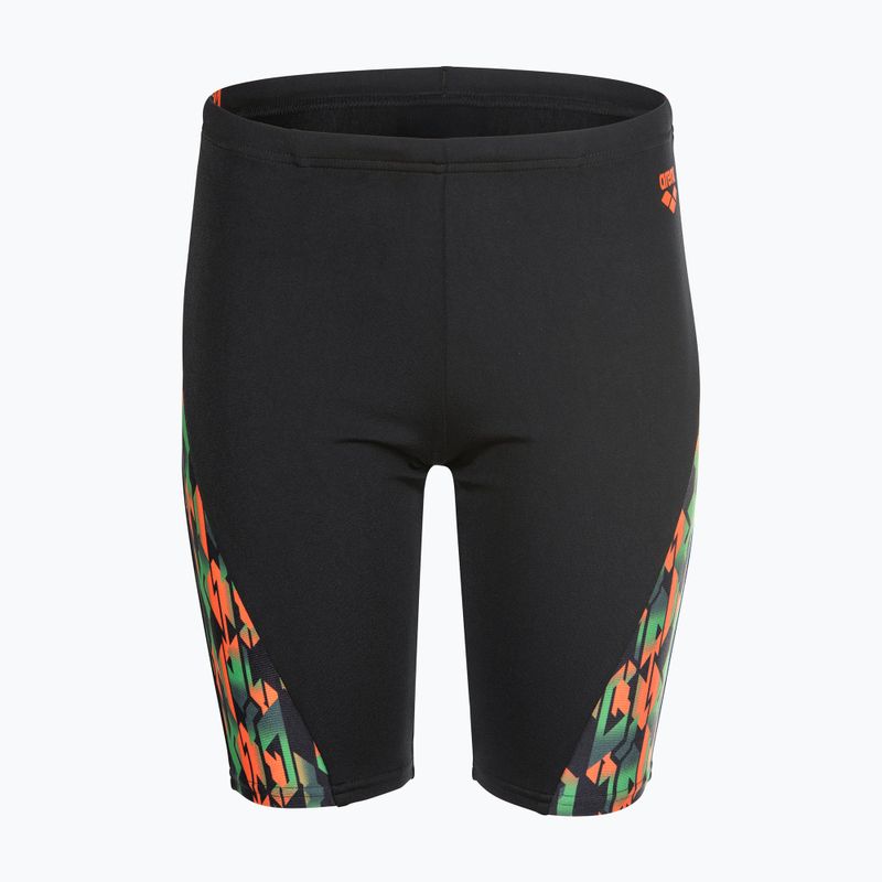 Jammery pływackie dziecięce arena Print Swim black/orange multi 6