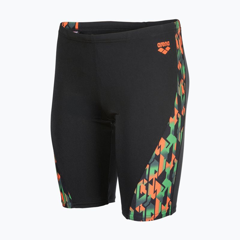 Jammery pływackie dziecięce arena Print Swim black/orange multi 8
