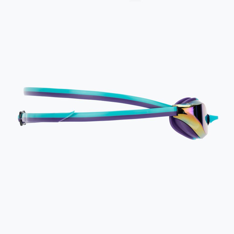 Okulary do pływania dziecięce arena Python Mirror Jr emerald/peacock/plum 3