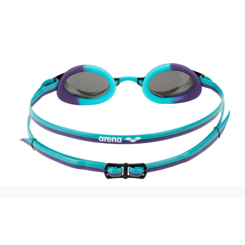 Okulary do pływania dziecięce arena Python Mirror Jr emerald/peacock/plum 4