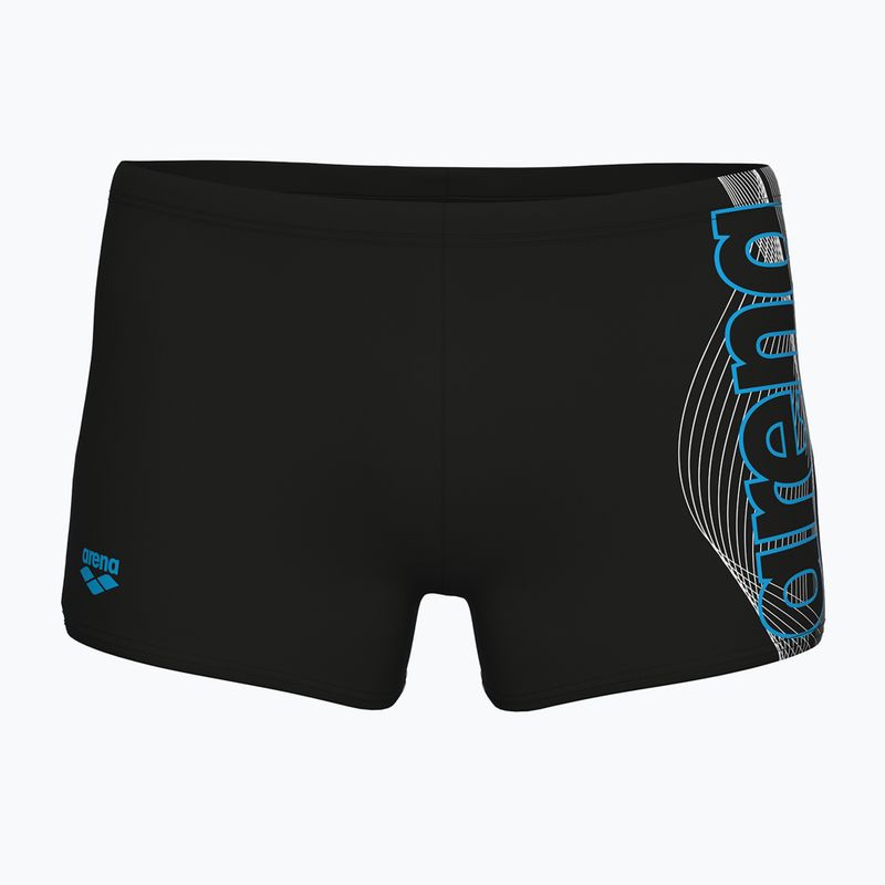 Bokserki pływackie męskie arena Basic Swim Short black/turquoise