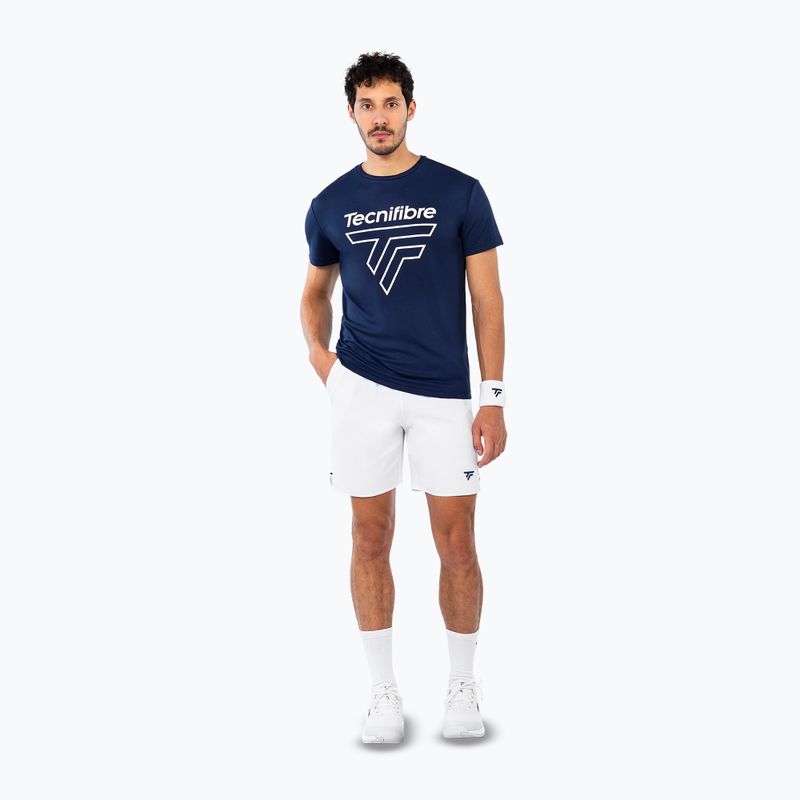 Koszulka tenisowa męska Tecnifibre Team Corpo Tee marine 2