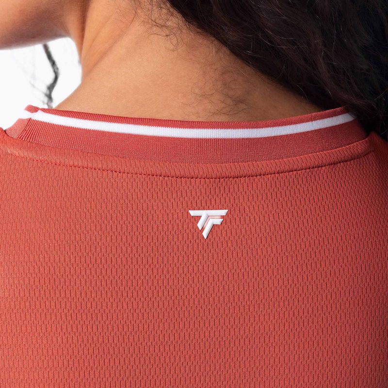 Koszulka tenisowa damska Tecnifibre Team Tech Tee terracota 3