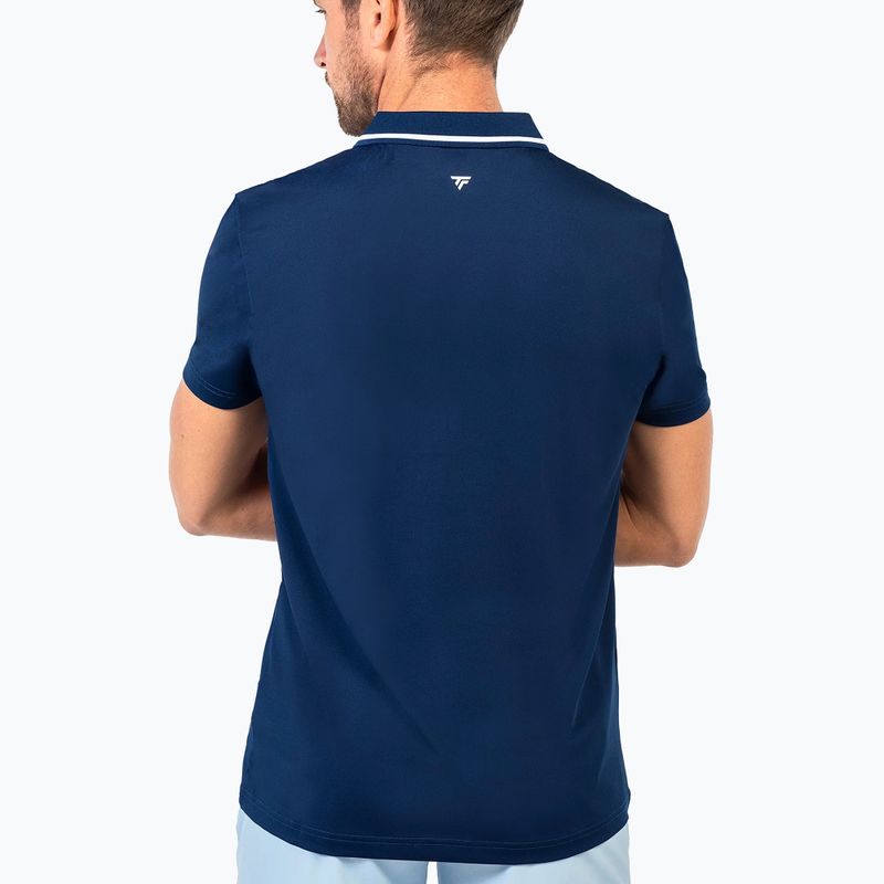 Koszulka polo tenisowa męska Tecnifibre Team Tech Polo marine 3