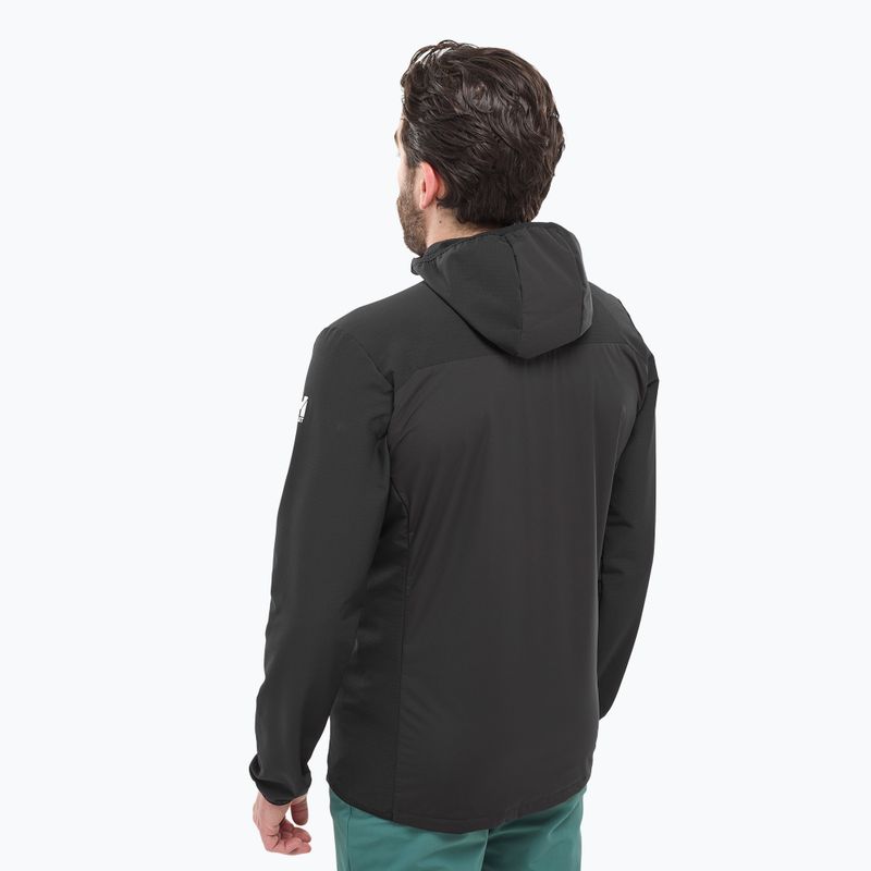 Kurtka hybrydowa męska Millet Seneca Hybrid Hoodie Softshell black 3