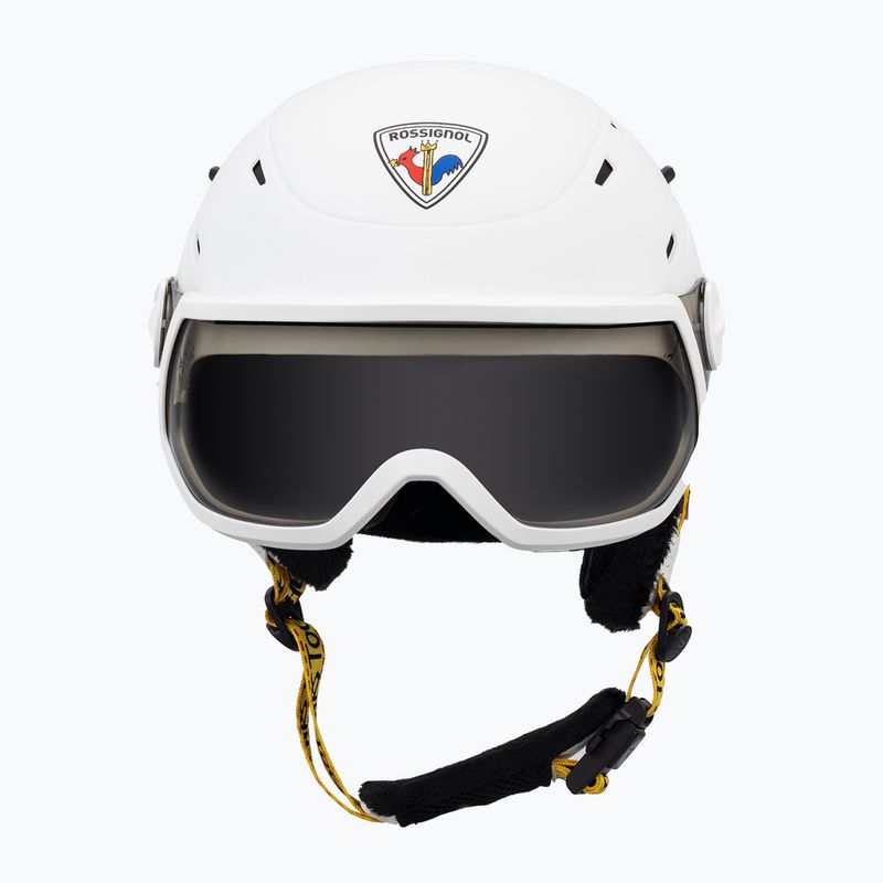 Kask narciarski Rossignol Allspeed Visor Impacts Photo JCC W white 2