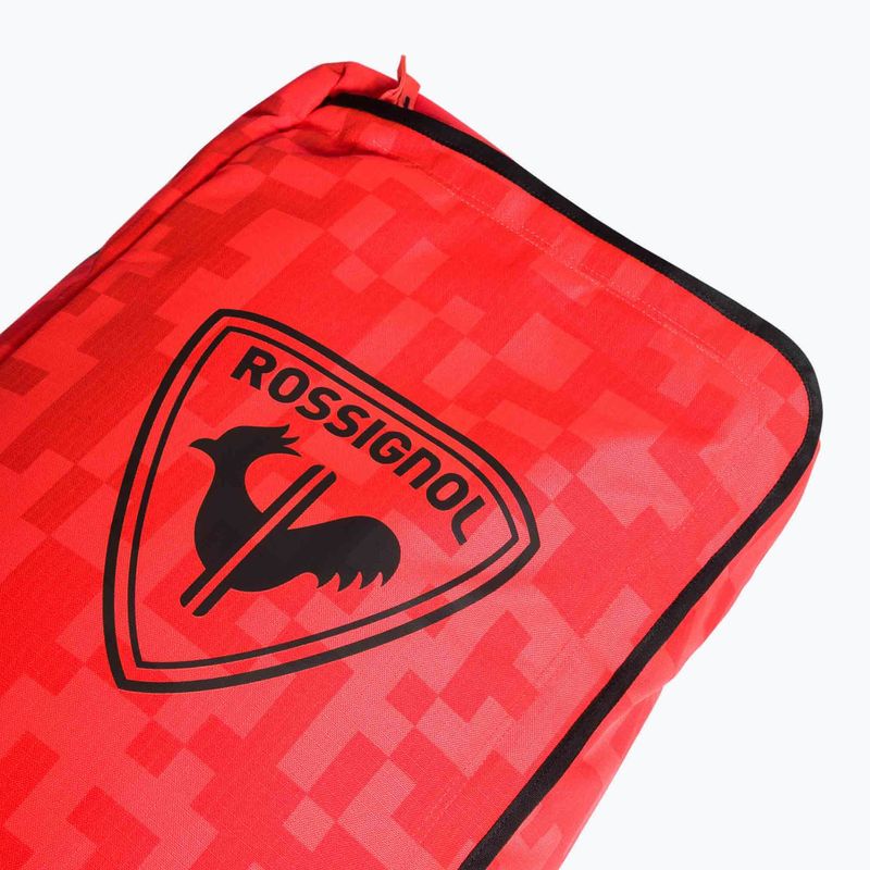 Pokrowiec na narty Rossignol Hero Ski Wheeled 2/3P 210 cm red/black 4