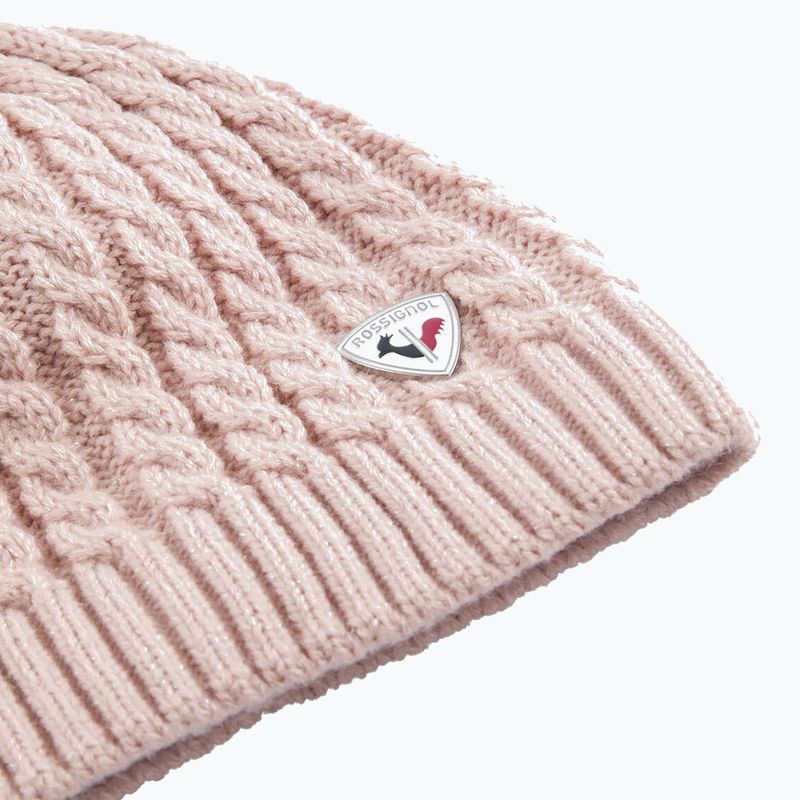 Czapka zimowa damska Rossignol Kitsi powder pink 2