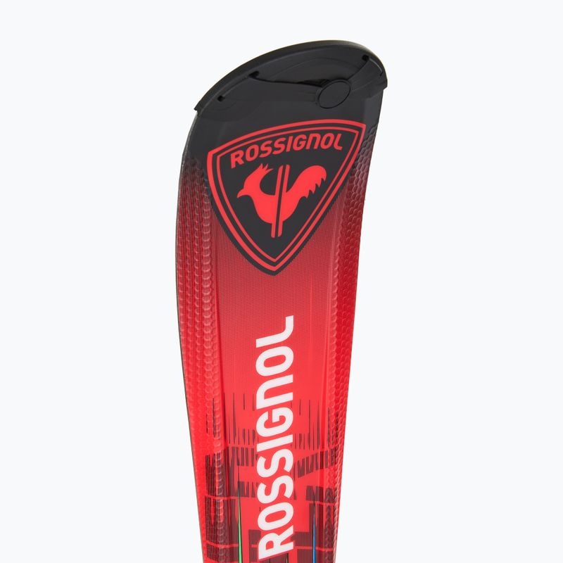 Narty zjazdowe dziecięce Rossignol Hero Jr 100-140 + wiązania Kid 4 GW 6