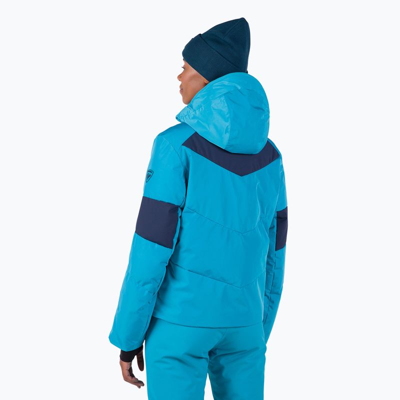 Kurtka narciarska damska Rossignol Wispile Puffy niagara 3