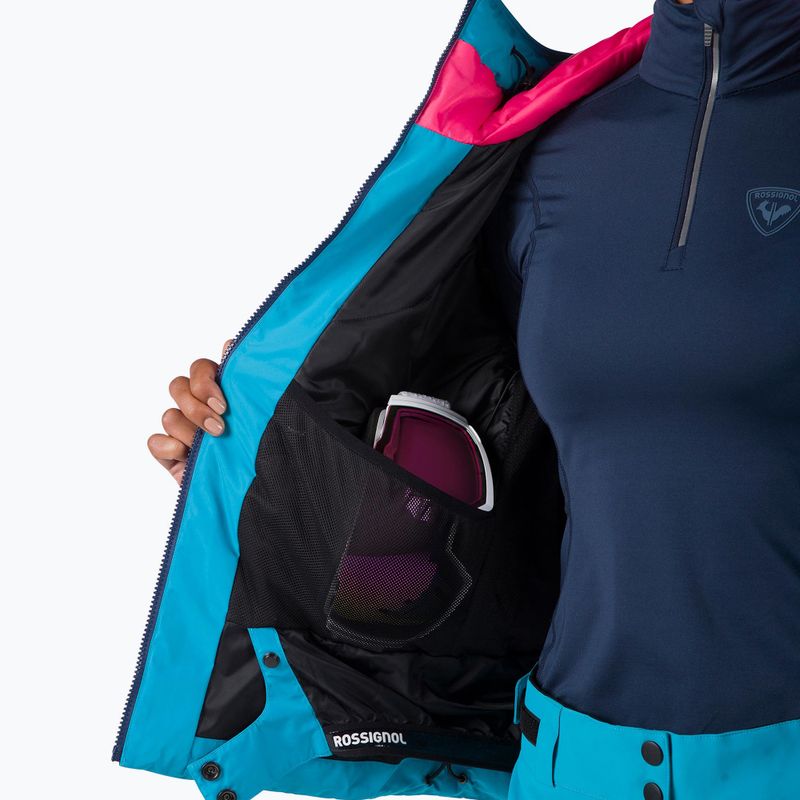 Kurtka narciarska damska Rossignol Wispile Puffy niagara 9