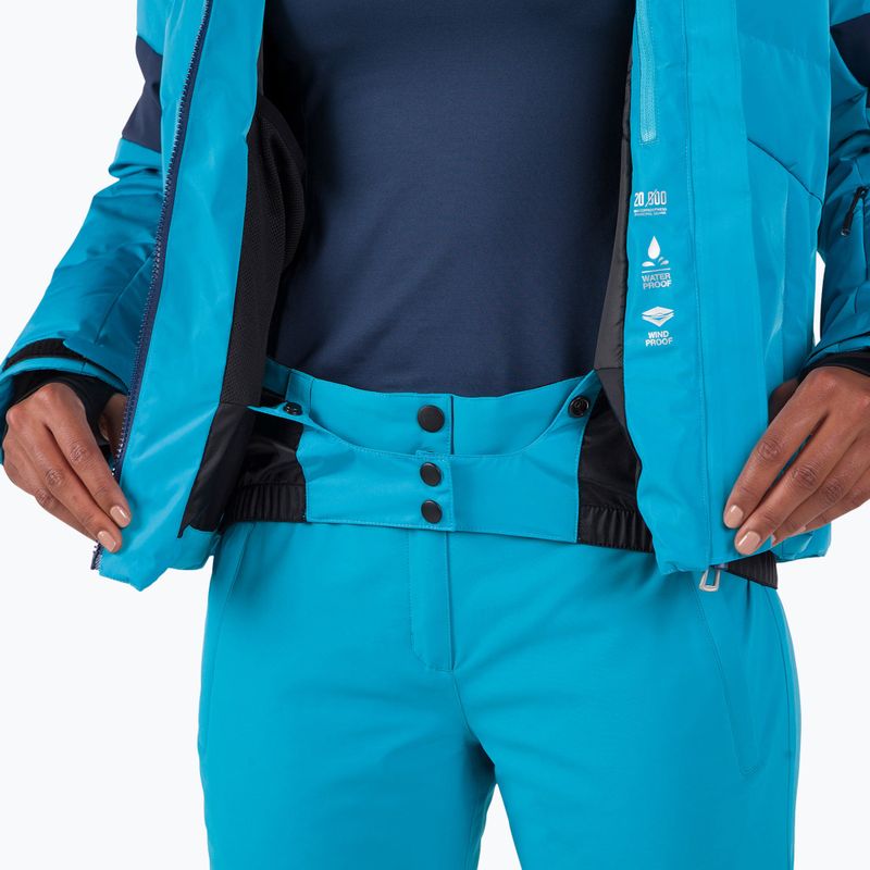 Kurtka narciarska damska Rossignol Wispile Puffy niagara 10