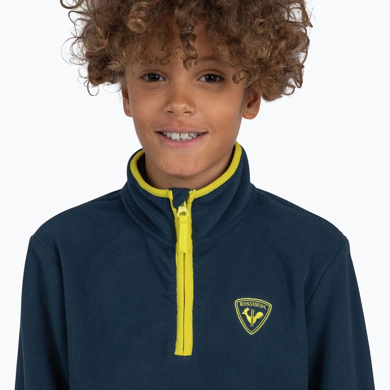 Bluza polarowa dziecięca Rossignol Jr Strawpile Fleece Fz dark navy 4