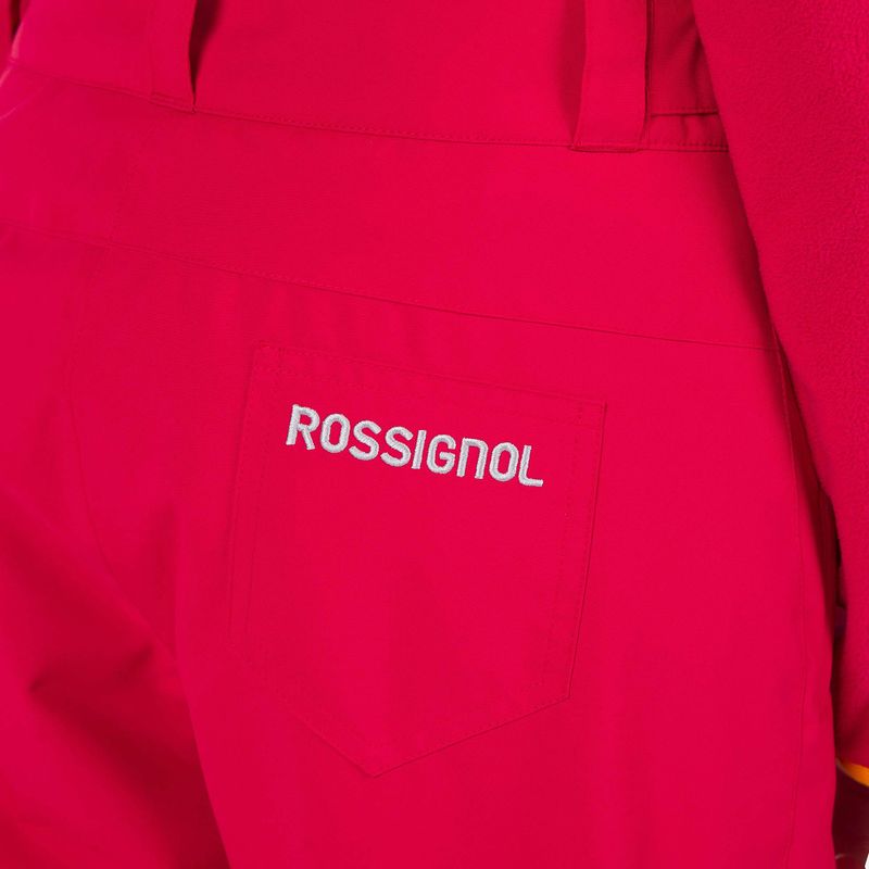Spodnie narciarskie dziecięce Rossignol Girl Ski ruby red 5