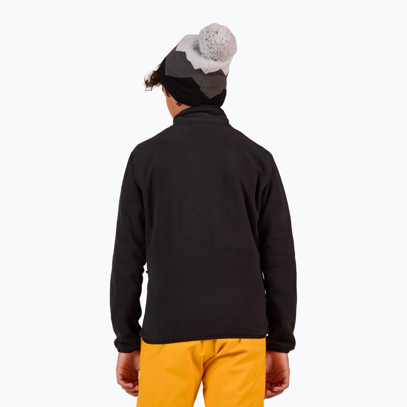 Bluza polarowa dziecięca Rossignol Jr Strawpile Fleece Fz black 3
