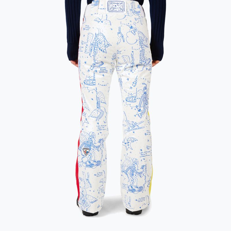 Spodnie narciarskie damskie Rossignol JCC Sublim snow angel artic print 3