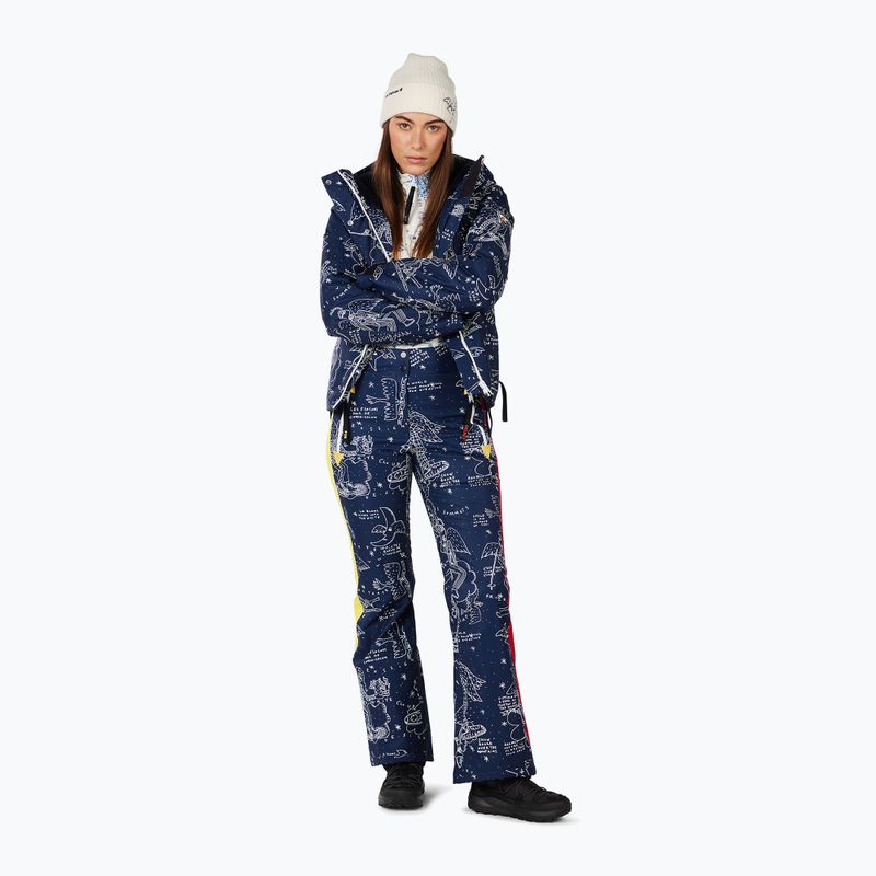 Spodnie narciarskie damskie Rossignol JCC Sublim snow angel cosmic print 2