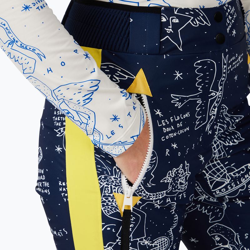 Spodnie narciarskie damskie Rossignol JCC Sublim snow angel cosmic print 5