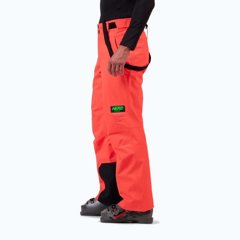 Spodnie narciarskie męskie Rossignol Hero Insulated neon red 4