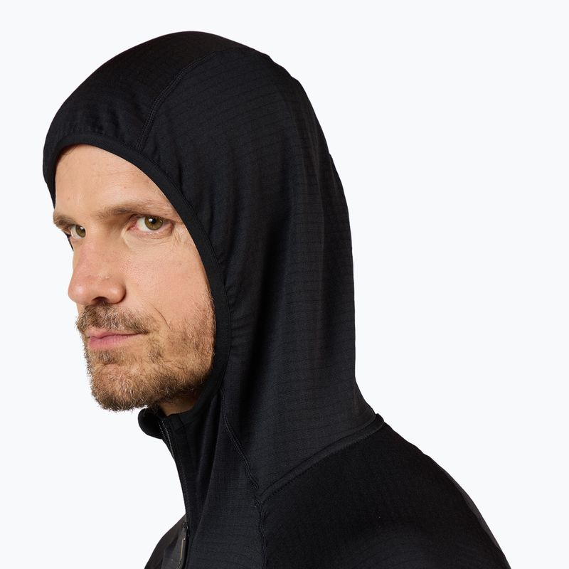 Bluza męska Rossignol Blackside Mix Full Zip Hoodie Fleece black 4