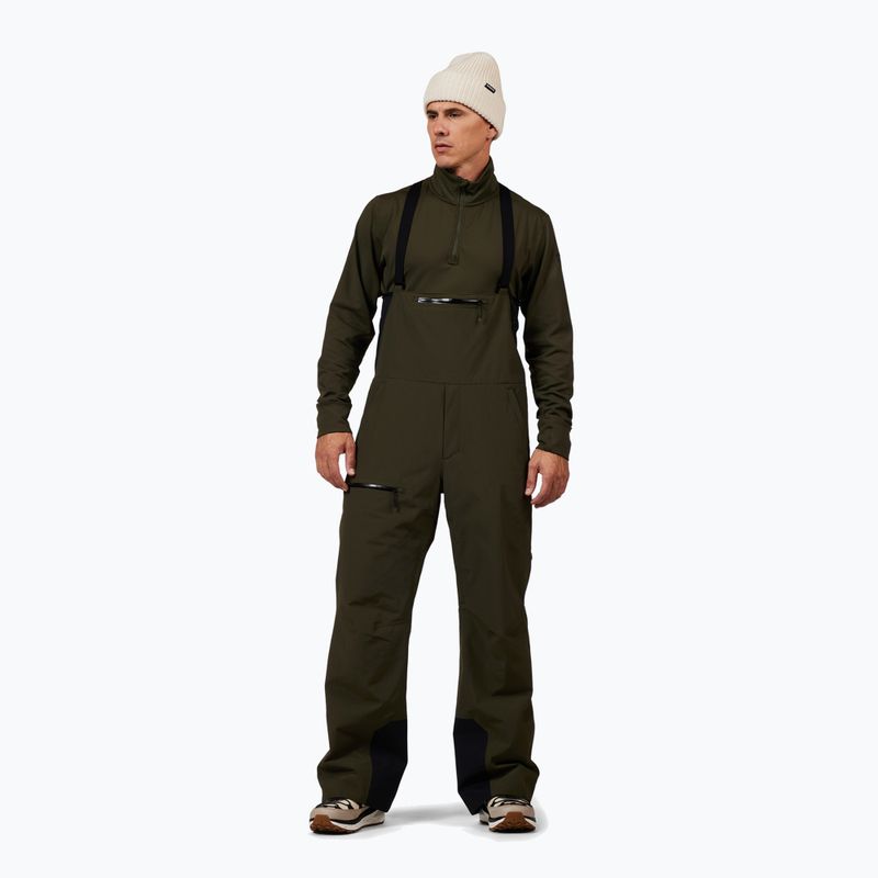 Spodnie narciarskie męskie Rossignol Outerlimits Insulated Bib olive shadow
