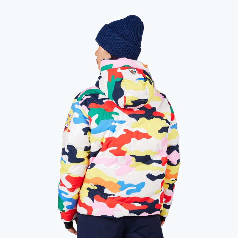 Kurtka narciarska damska Rossignol JCC Allsnow Down jcc camo print 3