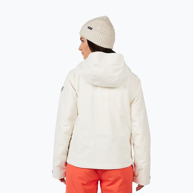 Kurtka narciarska damska Rossignol Rochrun Insulated nature white 3