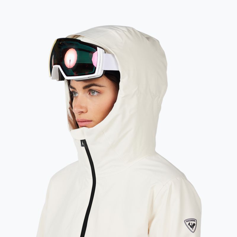 Kurtka narciarska damska Rossignol Rochrun Insulated nature white 5