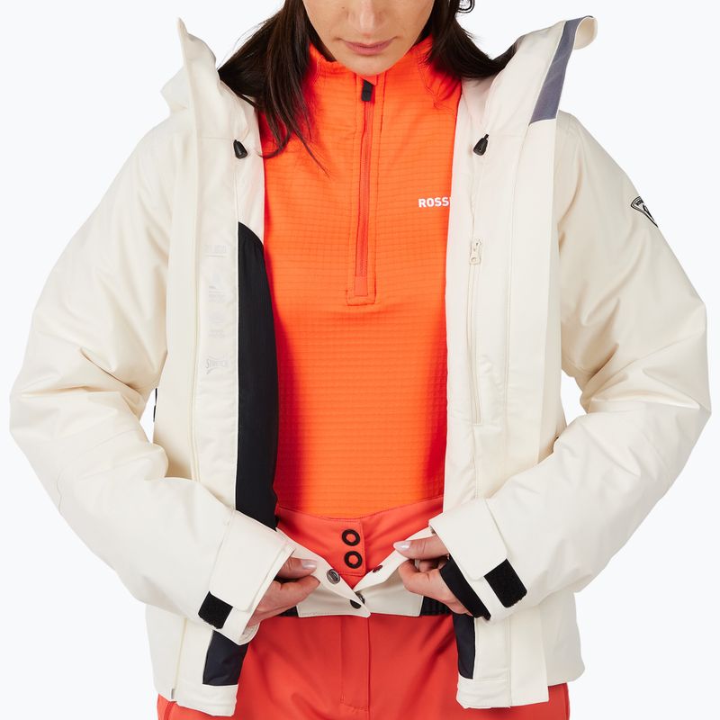 Kurtka narciarska damska Rossignol Rochrun Insulated nature white 13