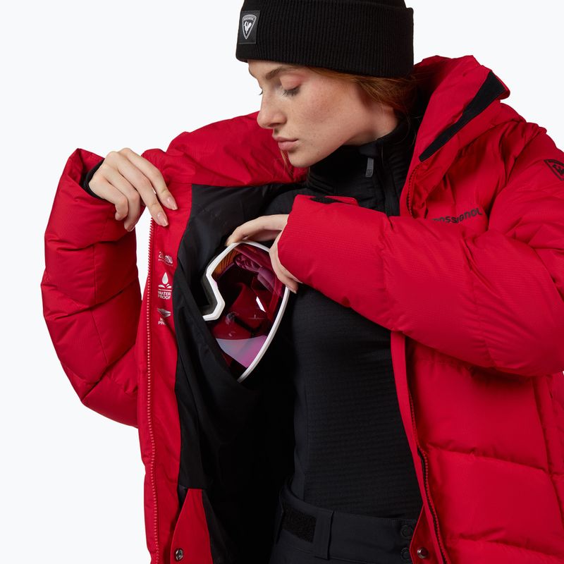 Kurtka narciarska damska Rossignol Wispile Ripstop Down ruby red 17