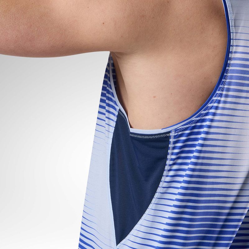 Koszulka do biegania męska Rossignol Sapa Ultra Tank dazzle blue line fogg 6