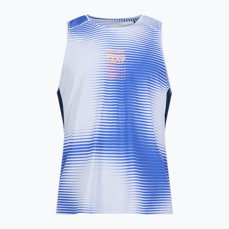 Koszulka do biegania męska Rossignol Sapa Ultra Tank dazzle blue line fogg 8