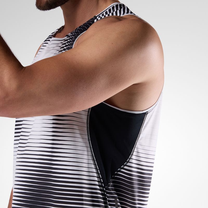 Koszulka do biegania męska Rossignol Sapa Ultra Tank black line fogg 7