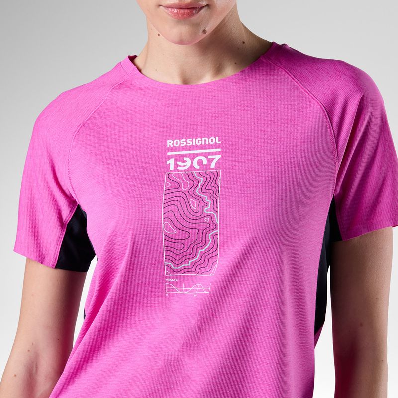 Koszulka do biegania damska Rossignol Sapa Ultra Tee electric fuchsia 5