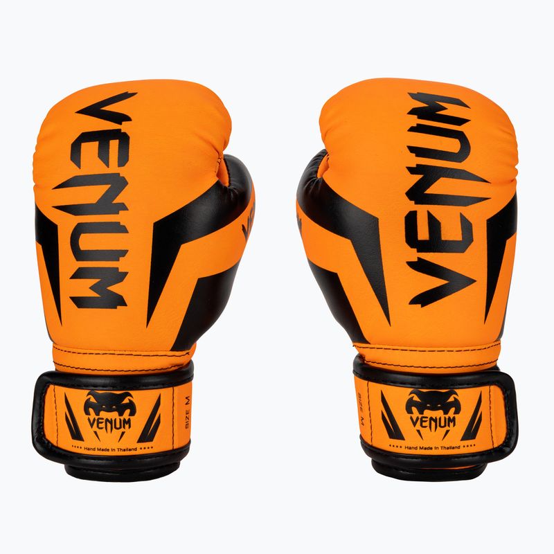 Rękawice bokserskie dziecięce Venum Elite Boxing fluo orange 2