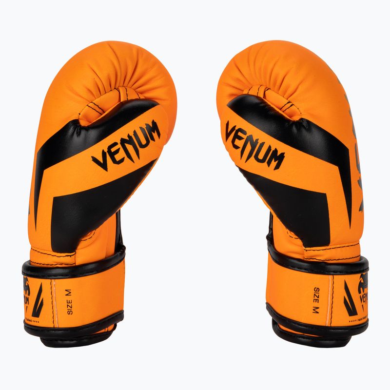 Rękawice bokserskie dziecięce Venum Elite Boxing fluo orange 4