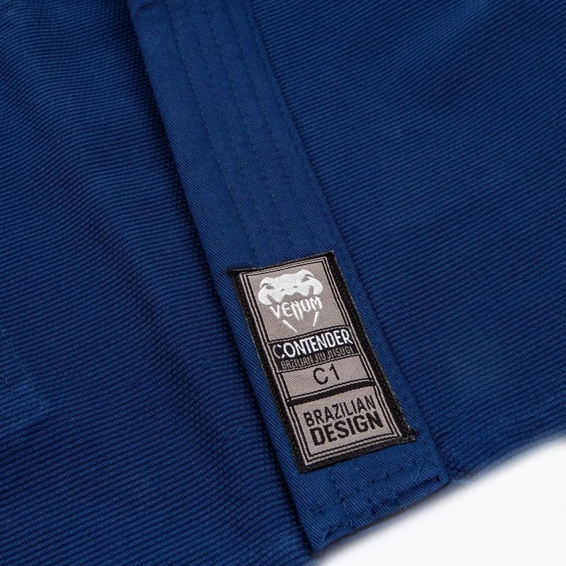 GI do brazylijskiego jiu-jitsu dziecięce Venum Contender navy blue 5