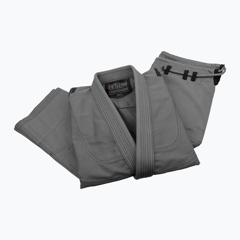 GI do brazylijskiego jiu-jitsu Venum Contender Evo BJJ dark/grey 3