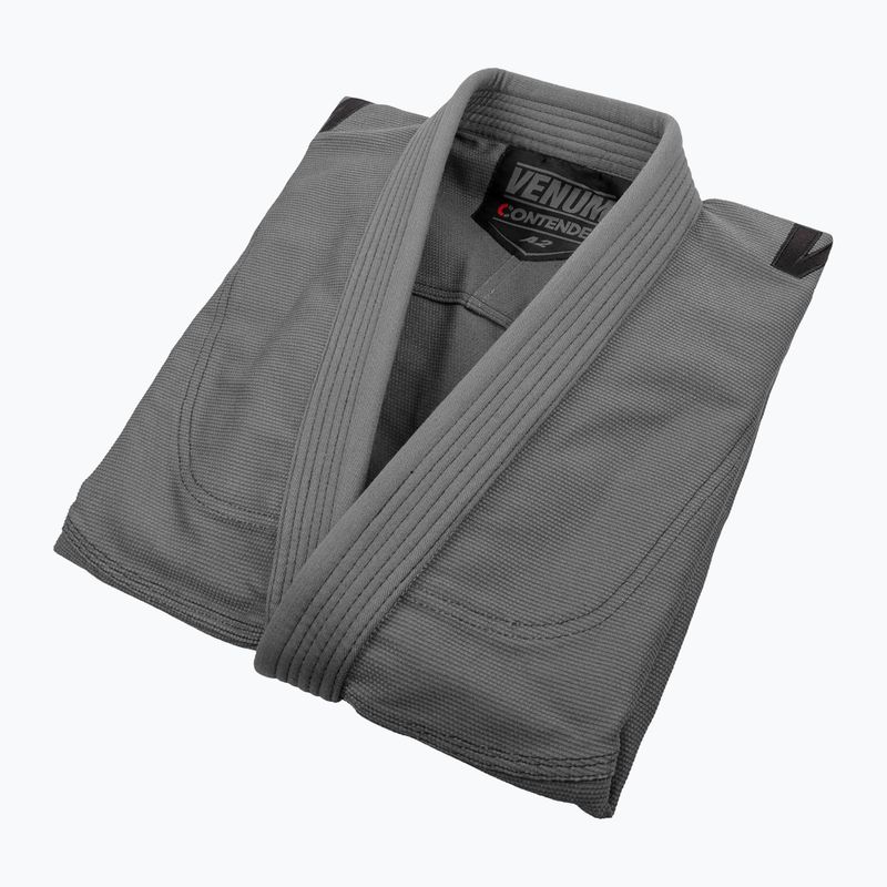 GI do brazylijskiego jiu-jitsu Venum Contender Evo BJJ dark/grey 4