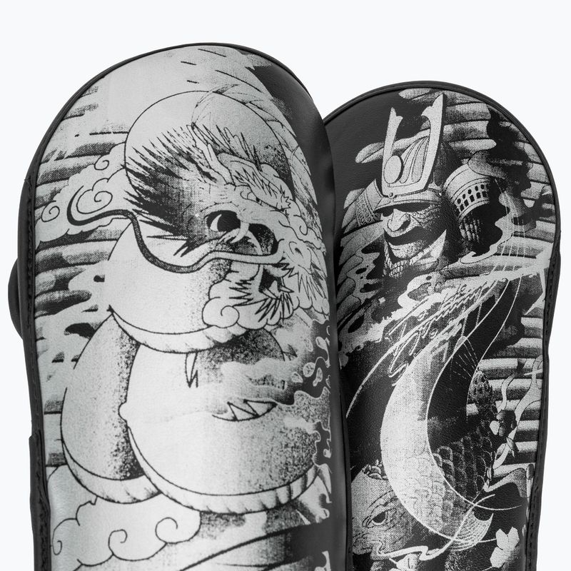Ochraniacze piszczeli i stóp dziecięce Venum YKZ21 Shin black/white 5
