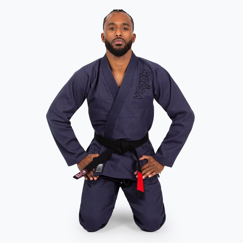 GI do brazylijskiego jiu-jitsu Venum Contender 2.0 lavender grey 3