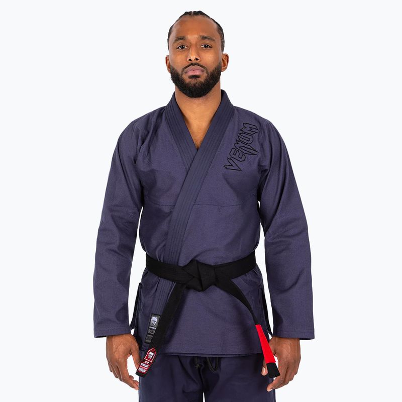 GI do brazylijskiego jiu-jitsu Venum Contender 2.0 lavender grey 5