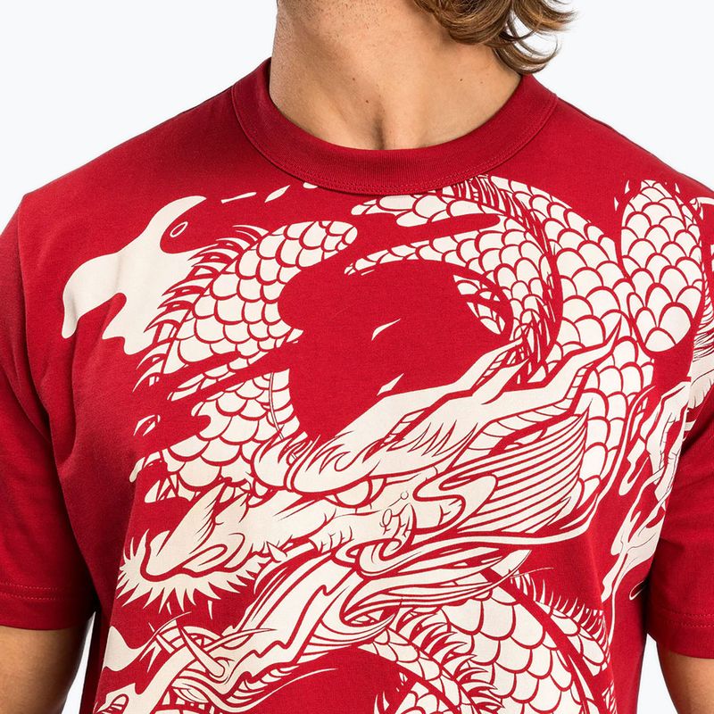 Koszulka męska Venum Dragon’S Flight Men’S T-Shirt cherry red/cream white 4