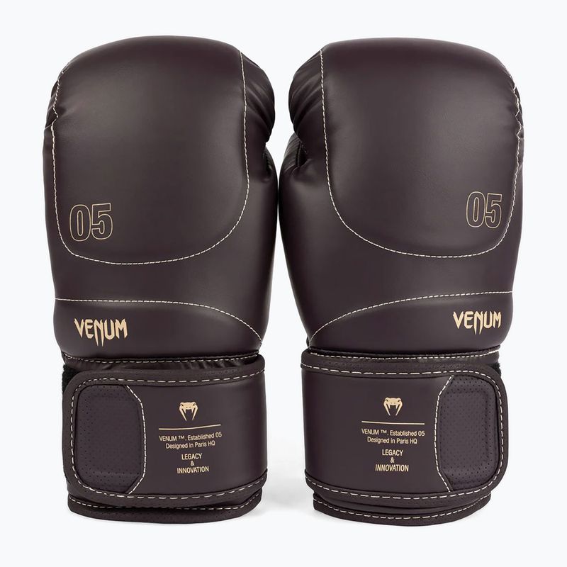 Rękawice bokserskie męskie Venum Impact Evo Boxing Gloves 14 OZ chocolate 3