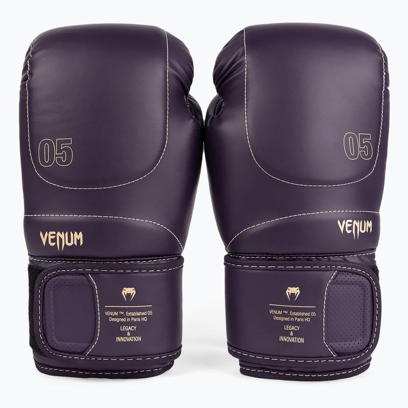 Rękawice bokserskie męskie Venum Impact Evo Boxing Gloves deep purple 4